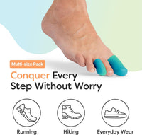 Thumbnail for Variety Pack Gel Toe Caps, for All Toes - ZenToes