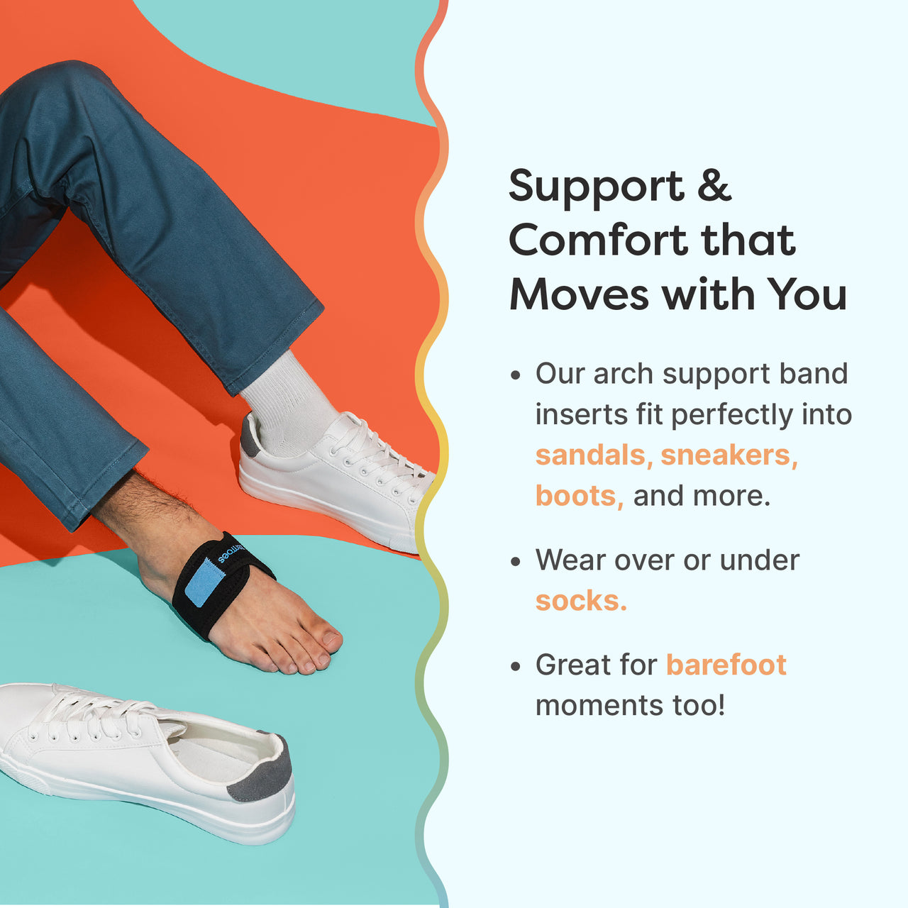 Adjustable Arch Support Bands - ZenToes