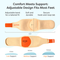 Thumbnail for Adjustable Arch Support Bands - ZenToes