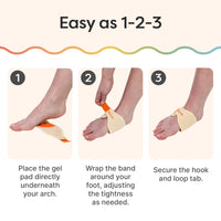 Thumbnail for Adjustable Arch Support Bands - ZenToes