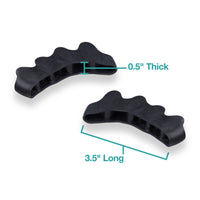 Thumbnail for Silicone Toe Spacers for Correct Toe Alignment - 2 Pairs - ZenToes