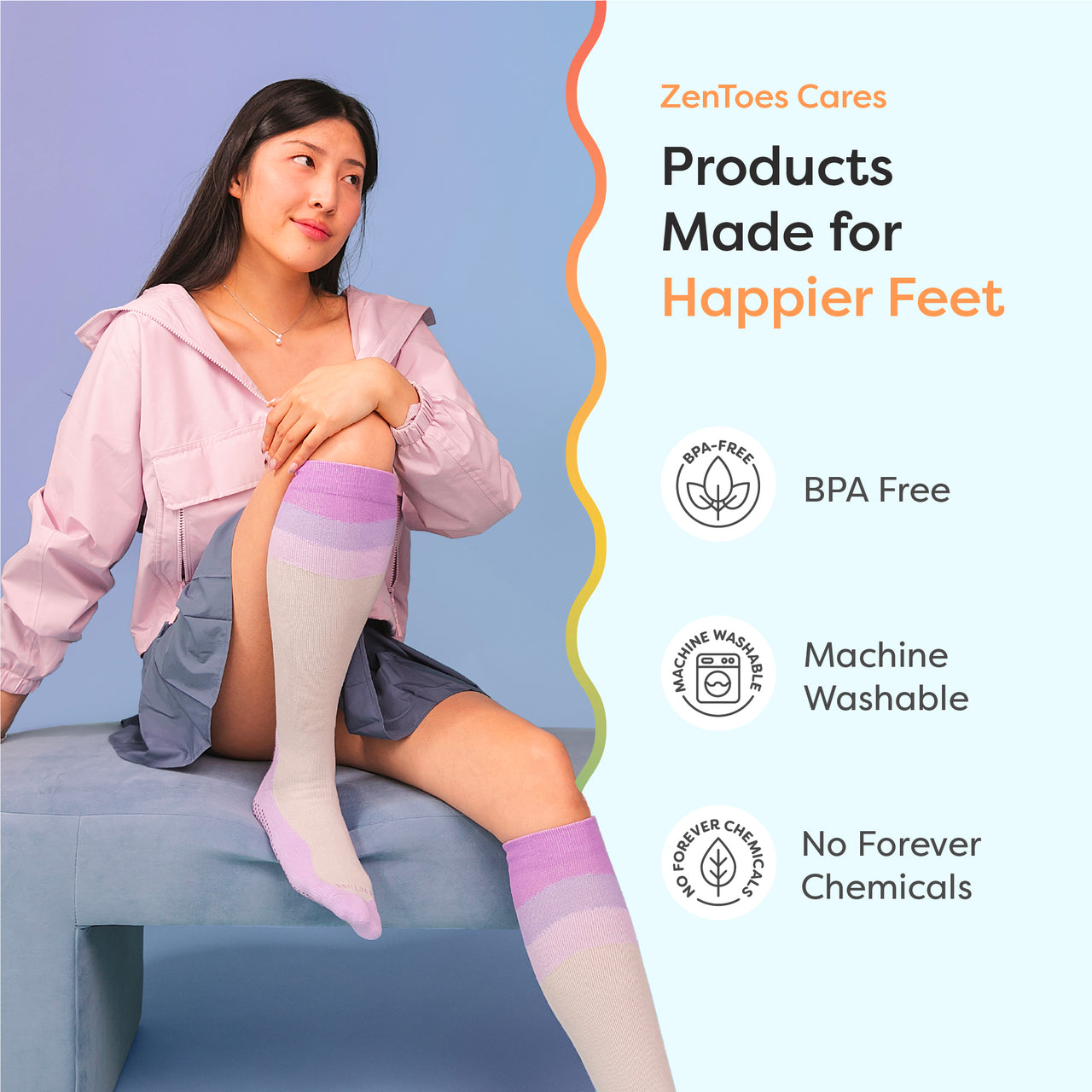 Compression Socks with Targeted Cushioning