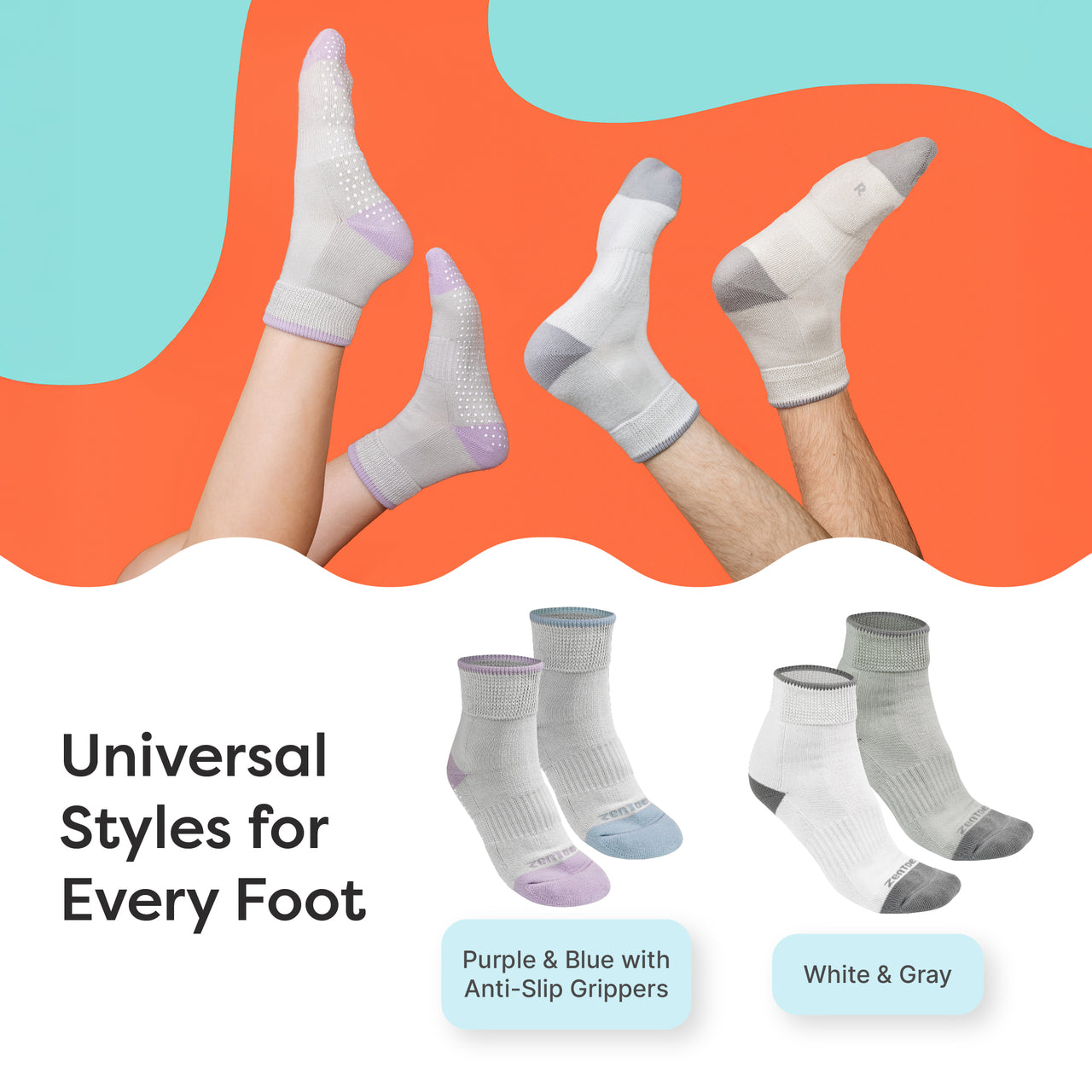 Diabetic Socks for Women & Men - ZenToes