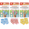 Fuzzy Moisturizing Gel Heel Socks - Spring Variety Pack - ZenToes