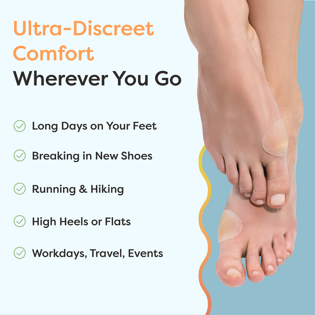 Hydrocolloid Gel Bunion Pads