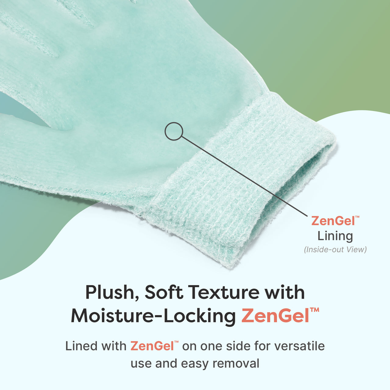 NEW & IMPROVED Moisturizing Gel Lined Gloves - ZenToes
