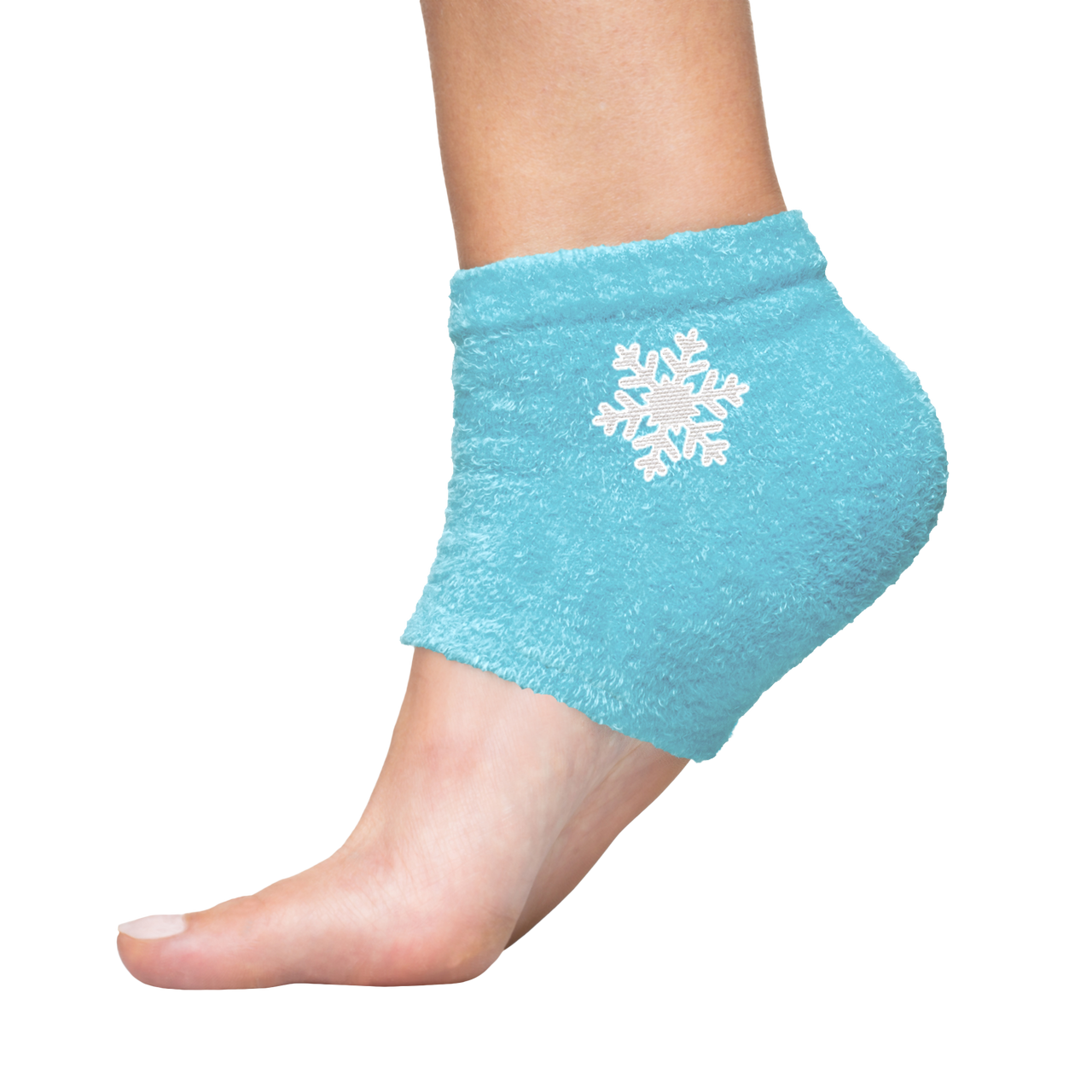 Moisturizing Gel Heel Socks - Fuzzy