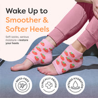 Thumbnail for Fuzzy Moisturizing Gel Heel Socks - Spring Variety Pack - ZenToes