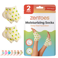 Thumbnail for Moisturizing Gel Heel Socks - Fuzzy