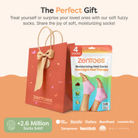 Thumbnail for Moisturizing Gel Heel Socks - Fuzzy