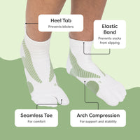 Thumbnail for Split-Toe Bunion Relief Socks - ZenToes