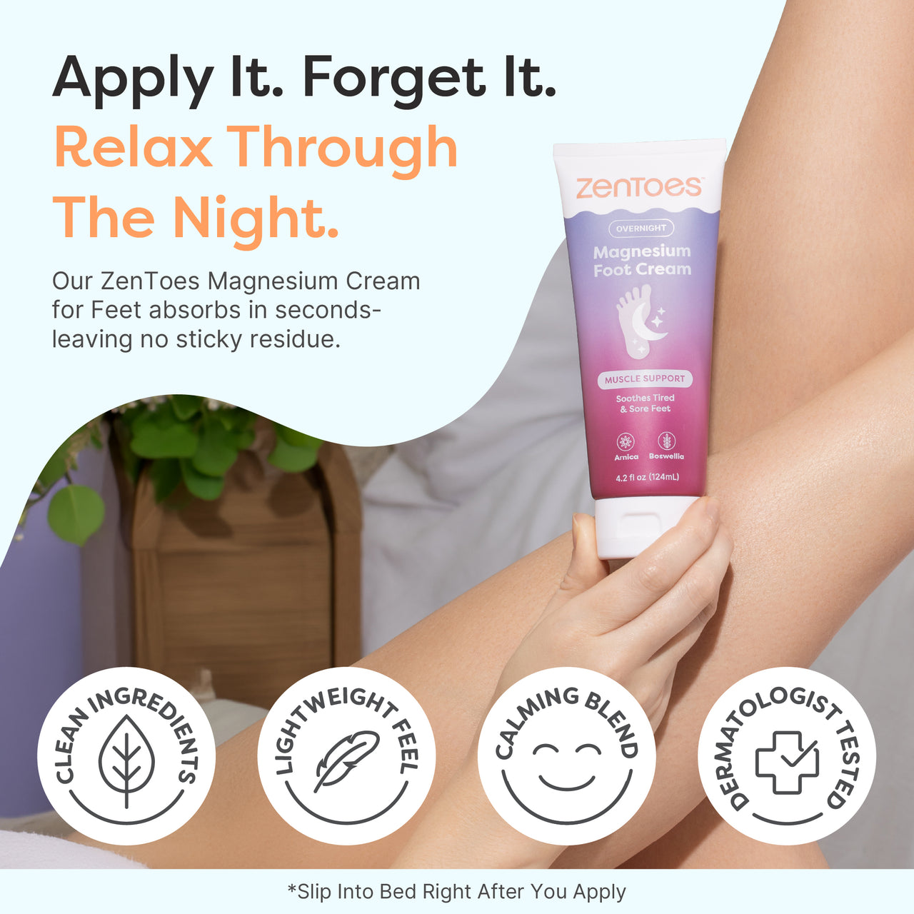 Magnesium Cream with Arnica for Feet & Calves