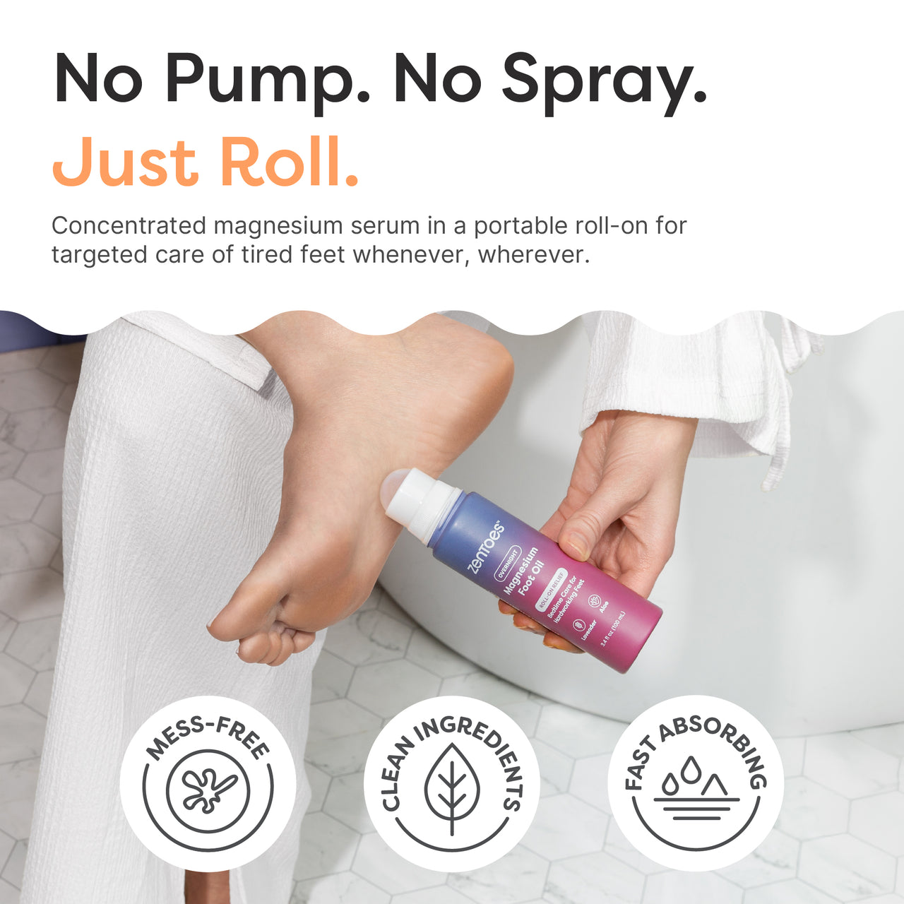 Magnesium Oil Roller Ball for Feet