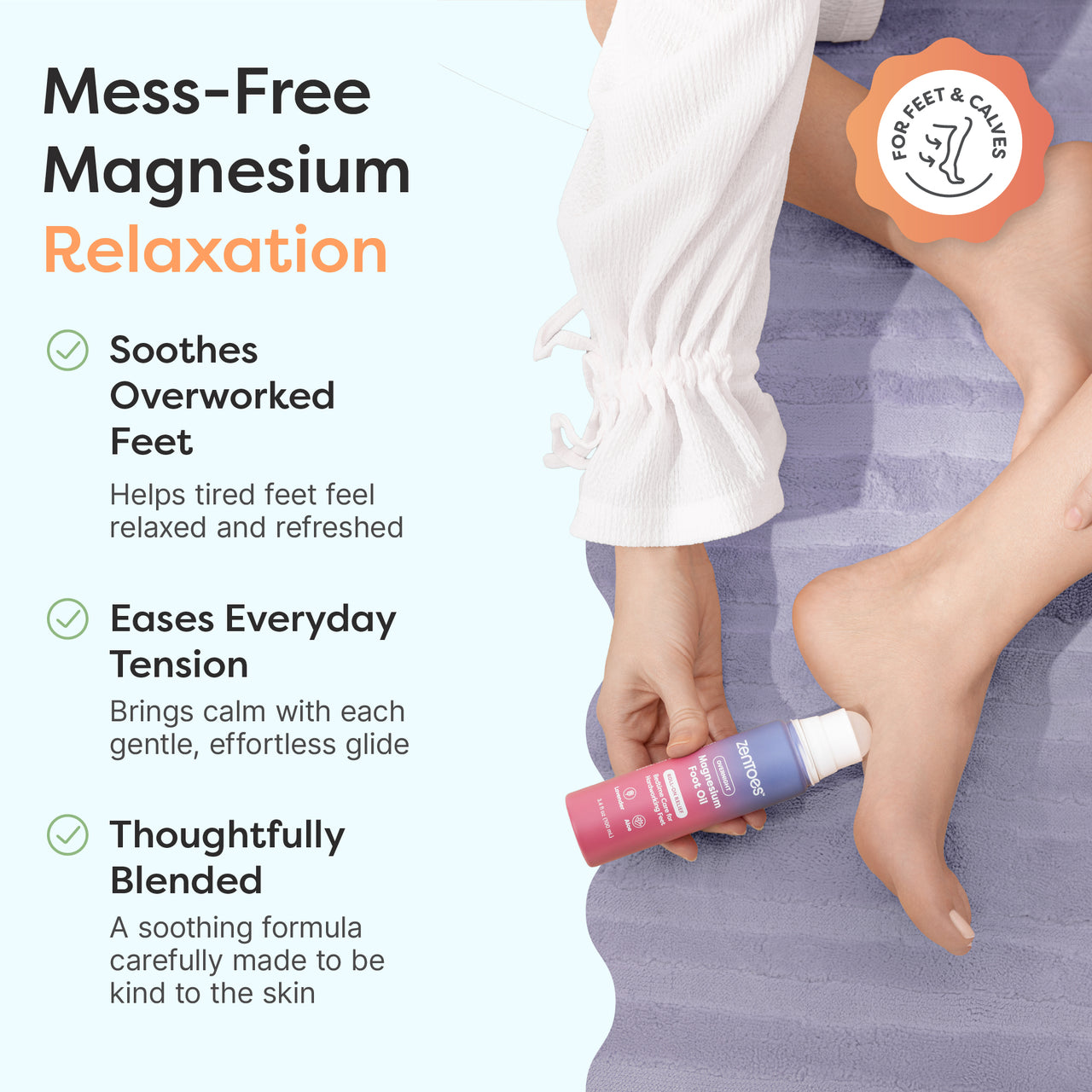 Magnesium Oil Roller Ball for Feet