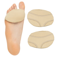 Thumbnail for Fabric Metatarsal Sleeve Gel Pads Cushion Ball of Foot (Pair) - ZenToes