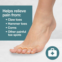 Thumbnail for Triple Loop Hammer Toe Straightener Crest - 4 Pack - ZenToes