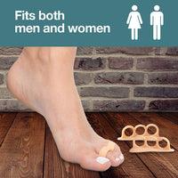 Thumbnail for Triple Loop Hammer Toe Straightener Crest - 4 Pack - ZenToes
