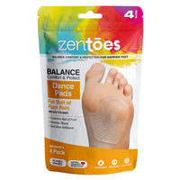 Thumbnail for Repositionable Gel Pads for Ball of Foot - 4 Pack - ZenToes
