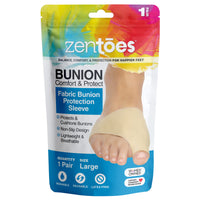 Thumbnail for Fabric Covered Gel Bunion Shields - 1 Pair - ZenToes