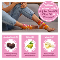 Thumbnail for Moisturizing Gel Heel Socks - Tie Dye - ZenToes