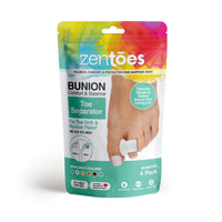 Thumbnail for Single Loop Toe Spacer for Bunion Pain - 4 Pack - ZenToes